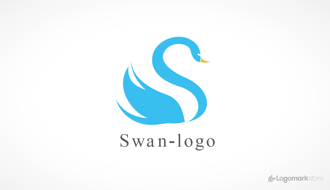 白鳥でデザインしたSロゴ