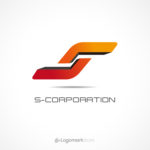 スピーディな立体Sロゴ