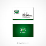 メタリックなFのエンブレムロゴ