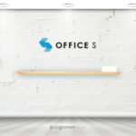 左右に行き来するSロゴ