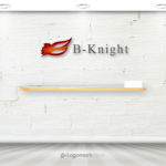 情熱的な騎士のBロゴ