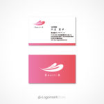 流れるようなハートのBロゴ