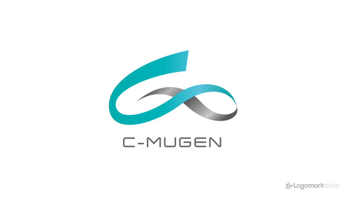 無限に成長する無限大(∞)のCロゴ