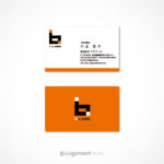 角張ったスクエアなBロゴ